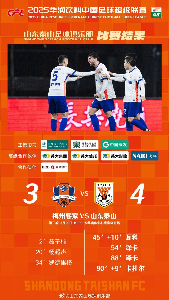 從0-3到4-3，這是一場(chǎng)彰顯堅(jiān)韌不拔泰山足球精神的戰(zhàn)斗！
